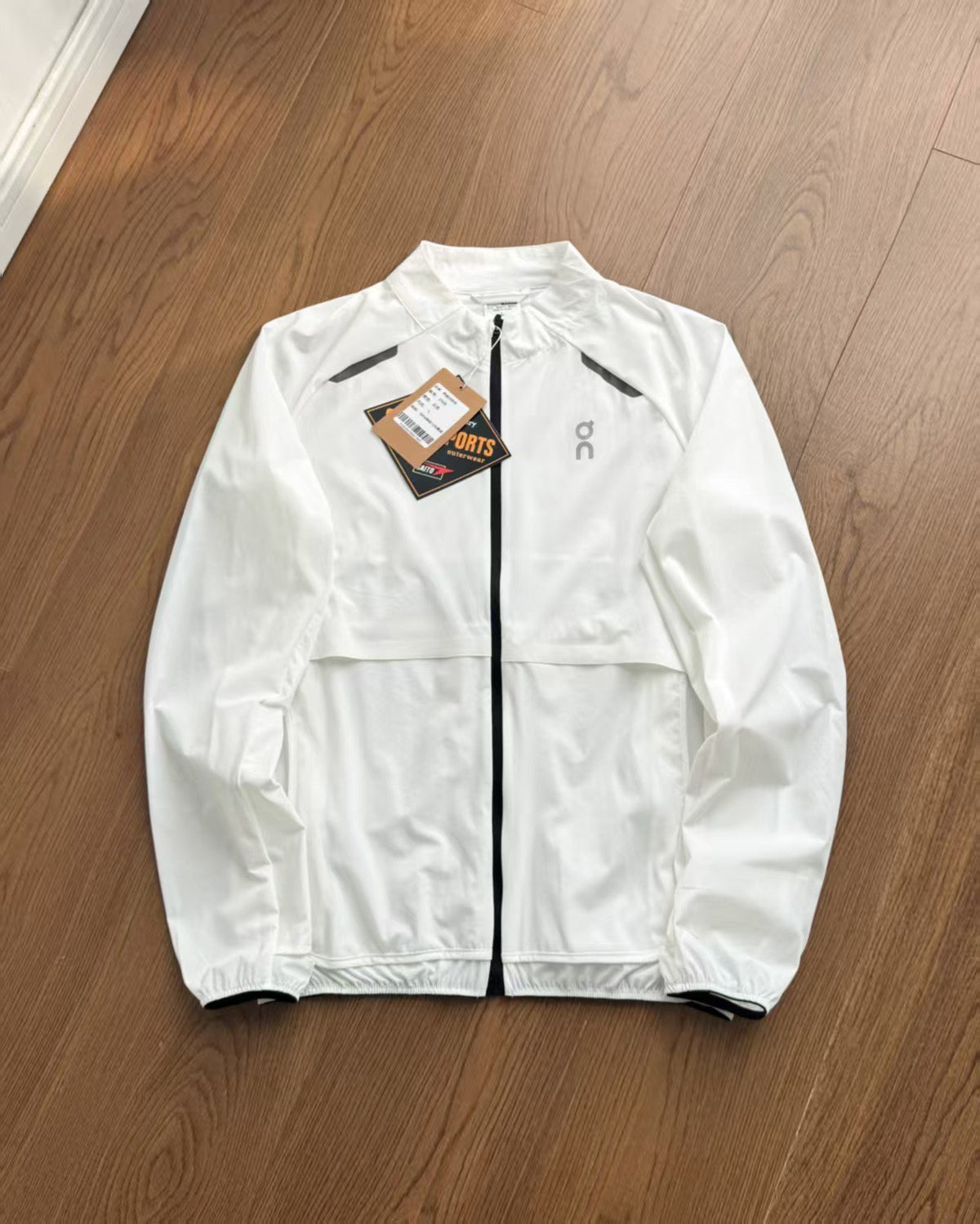 Veste Running - ON CLOUD White (sans capuche)